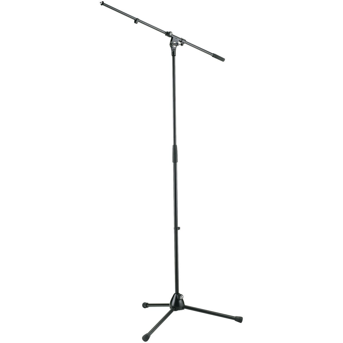 K&M 210/2 Tripod Base Microphone Boom Stand Black
